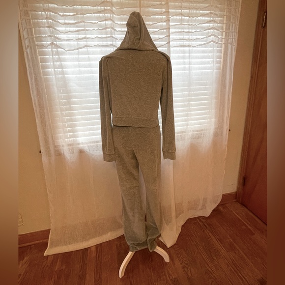 iets frans Zipper Front Hoodie & Sweatpants, Size M, Gray Sweatsuit Tracksuit. - Picture 7 of 15